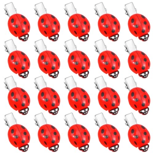 20 Pcs Ladybug Hair Clips Fun Animal Hair Clips for Teen Girls Women...