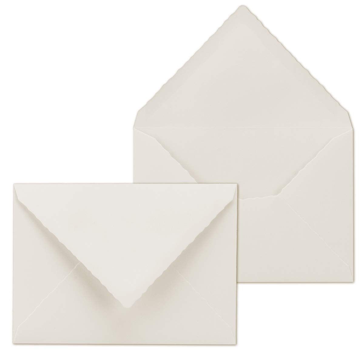 Gustav Neuser Enveloppen, 50 x vintage enveloppen in donkergroen (groen