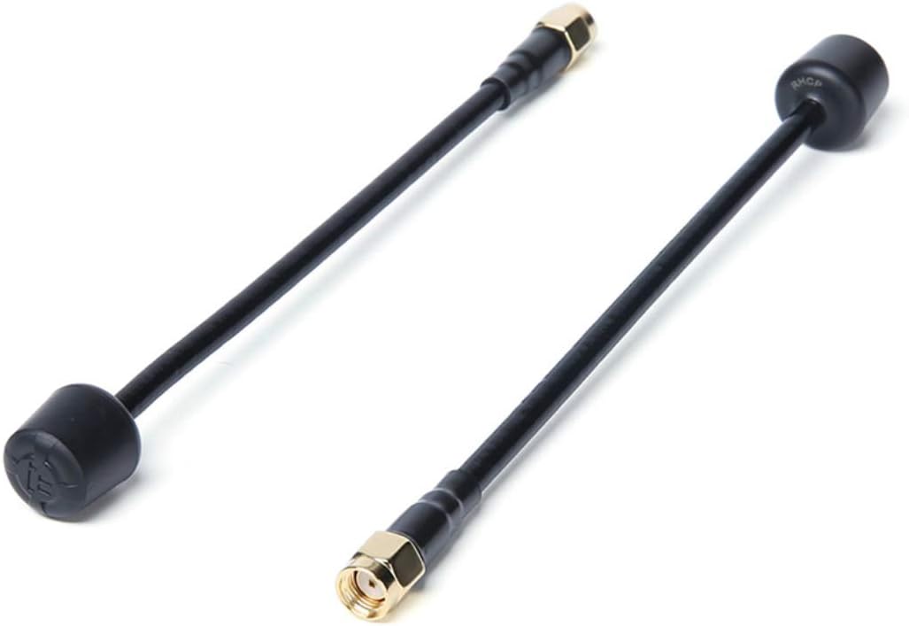 iFlight 2PCS Albatross 5.8GHz 3Dbi 5000-6000MHz 150mm RHCP/LHCP RP-SMA/SMA FPV Antenna for Fatshark EV200D FPV Goggles FPV Drone (RHCP SMA Female)