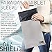 Mission Darkness Dry Shield Faraday Tablet Sleeve // Slim Waterproof Dry Bag for Tablets + RF Shielding Liner // Signal Blocking, Anti-Tracking, EMP Shield, Data Privacy, Electronic Device Security