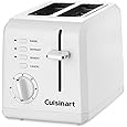Torradeira de 2 piolhos compacta com toque frio Cuisinart CPT-120, branca