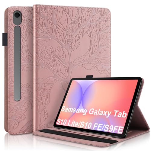 Étui en cuir PU premium pour Samsung Galaxy Tab S9 FE et S10 FE 10.9 pouces