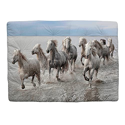 Caleffi 61352 Cotone Wild-Horses Scaldotto Plaid