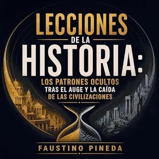 Diseño de la portada del título Lecciones de la historia: Los patrones ocultos tras el auge y la ca&iacute;da de las civiliza