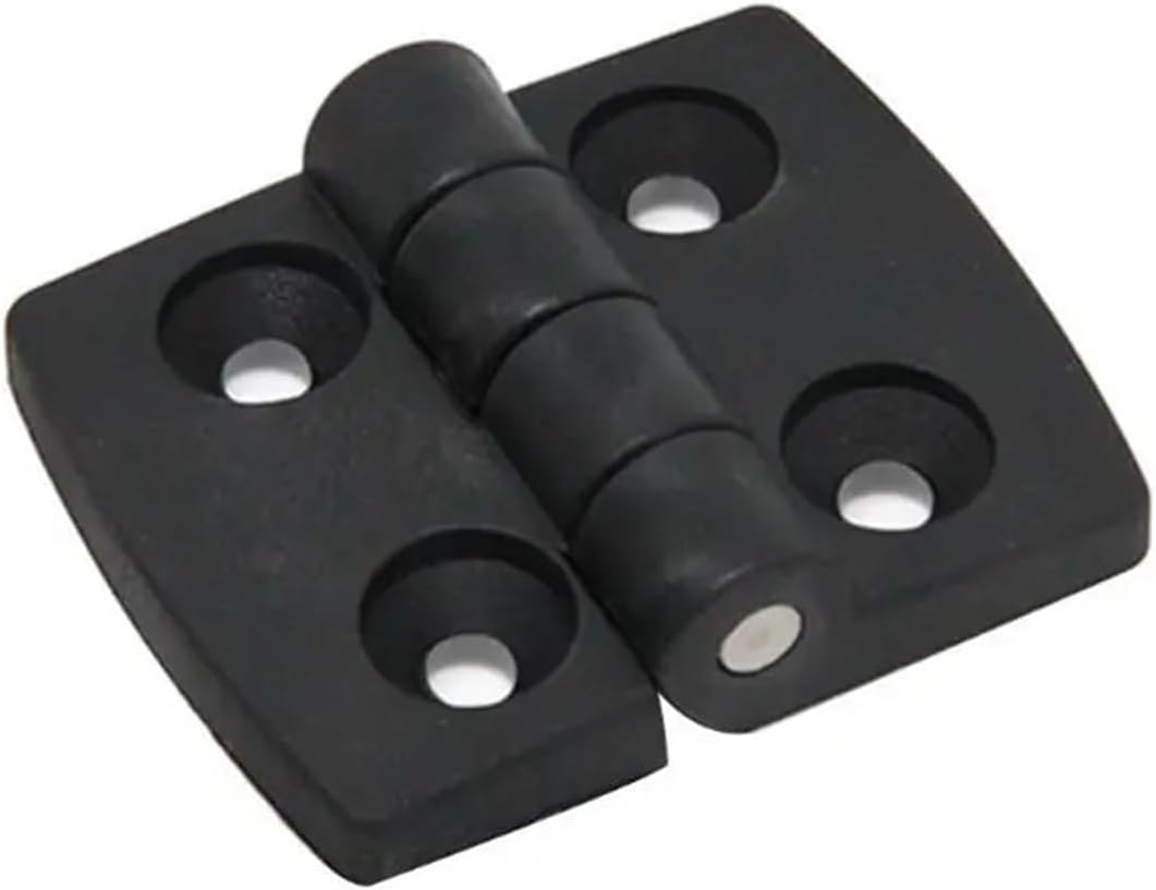 Bearing Door Hinges Weldable Barrel Hinges 10 Pcs Cabinet Door Folding Hinges Mini Door Bearing Light Duty Hinges Jewellery Box Black Plastic Hinge Easy to Install G5AB