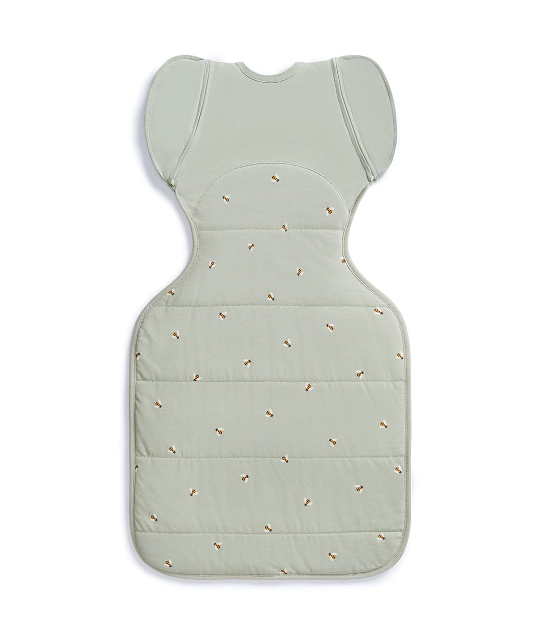 Love To Dream Swaddle UP sacco nanna, taglia grande 8,5-11 kg - Api Oliva | Vestibilità con ali rimovibili | 2,5 Tog per autunno e inverno (16–20°C) | Cotone e doppia cerniera
