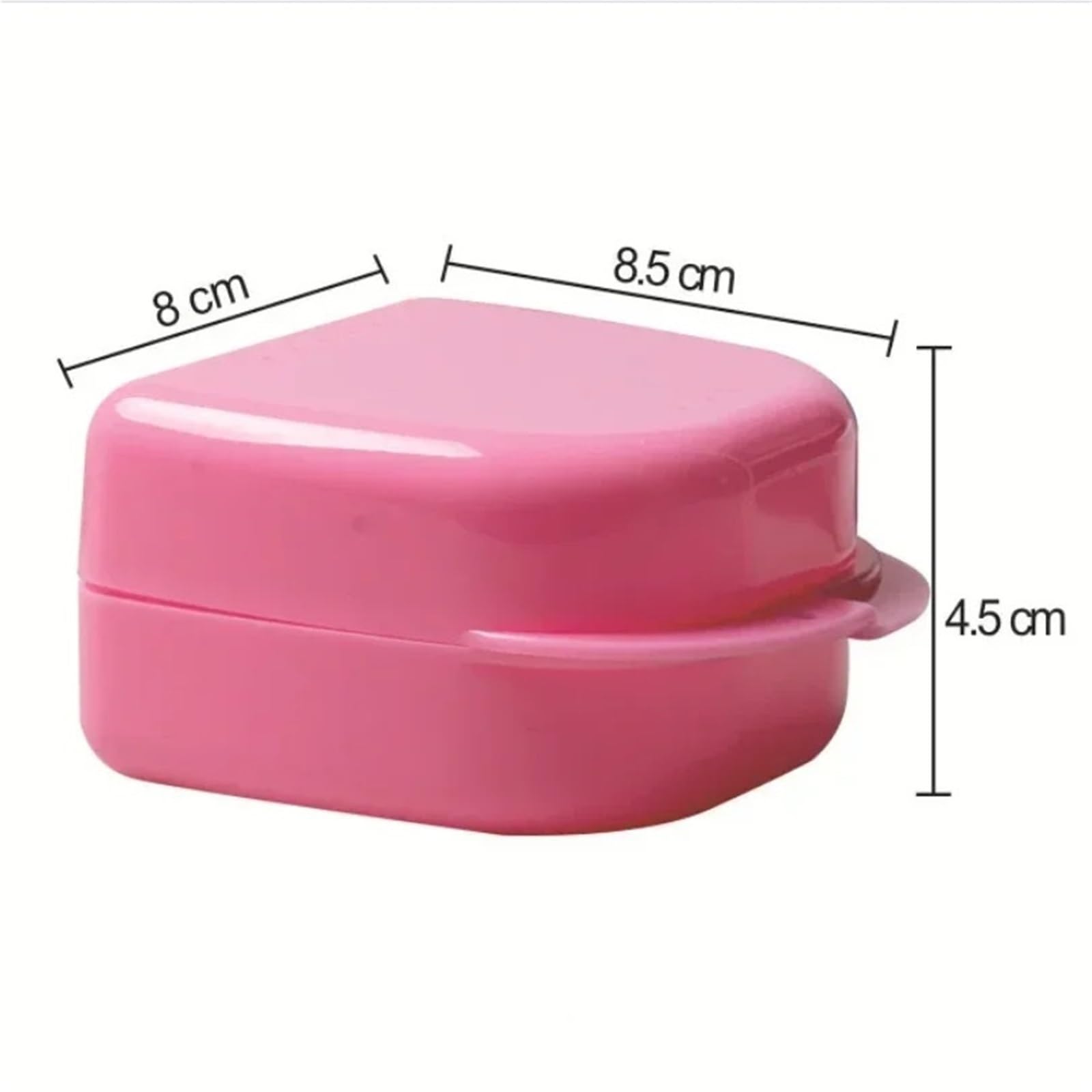 Custodia per protesi dentaria Scatola porta-dentiera da 30 pezzi, scatola porta-denti finti, ortodontici(30pcs Pink)