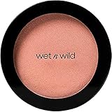Wet n Wild Color Icon Blush, kräftiges anpassbares Rouge, gepresstes Puder mit seidigweicher Formel, für einen gesunden Teint und seidigweichen Hautton, Vegan, Pearlescent Pink