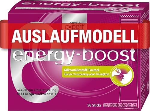 Orthoexpert energy-boost Direktgranulat 56x 3,8g - Energie Booster mit Vitamin B12, B6, B2, B5 & Magnesium - Leistungsfähigkeit aktiv unterstützen