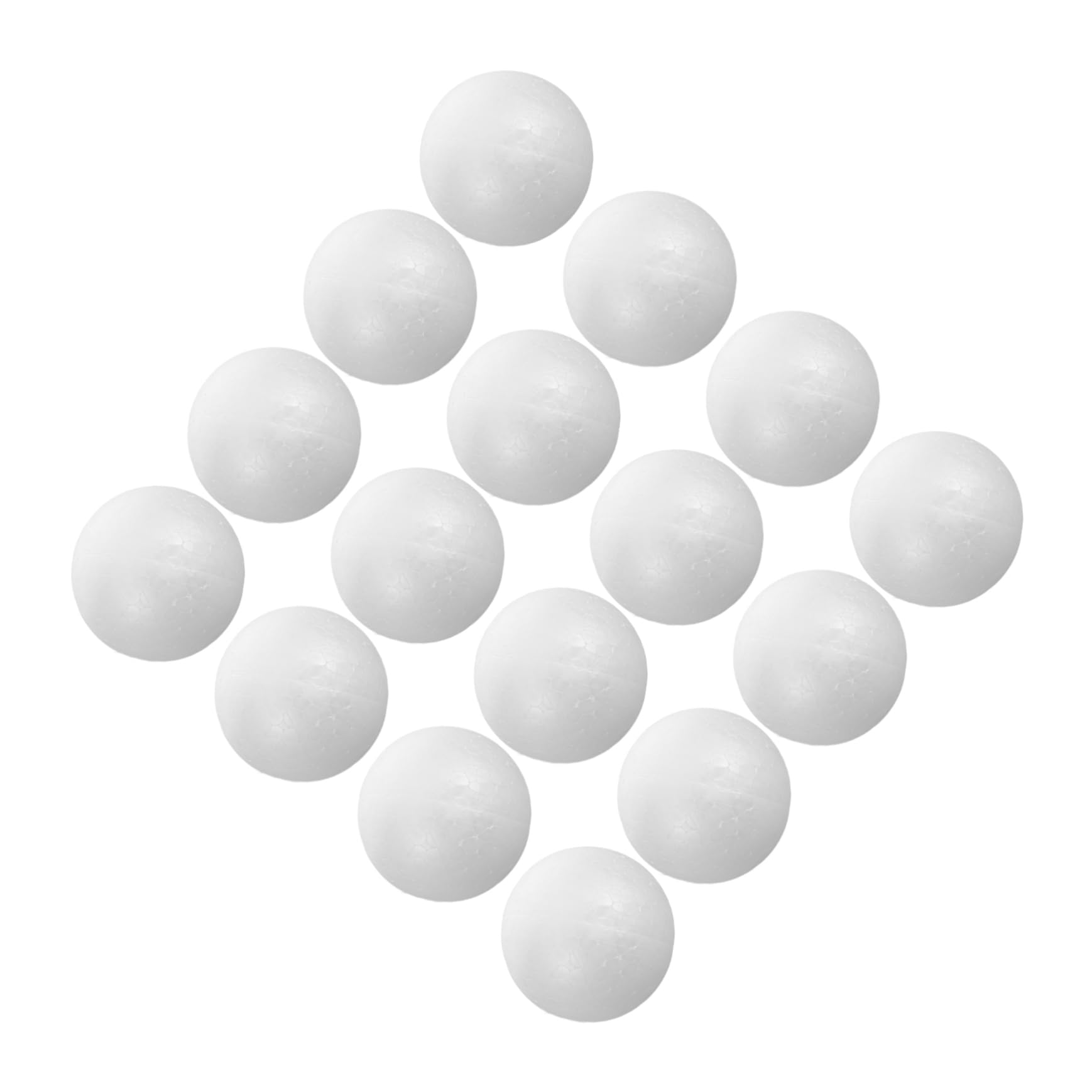 Boules en mousse blanche SHINEOFI 6,3 cm pour bricolage créatif