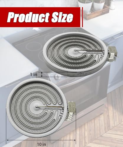 Image of 316530000 Oven Radiant Surface Element Fits for Frigidaire Electrolux Stove | 316530001 9 inch 3200 (1100) W Burner Replaces AP5983959, 4279207, PS11723364.W10251107 W10251108 W10631481 00755050