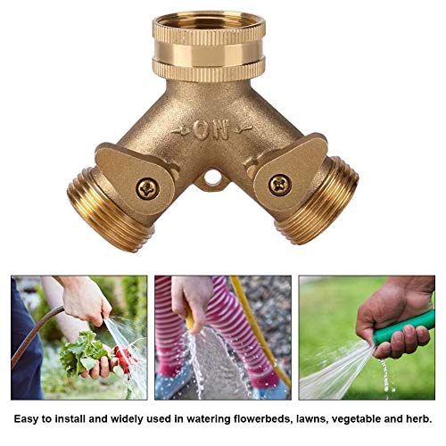 Válvula de bola para regular el agua sin fugas en tu divisor de manguera de 3/4 5
