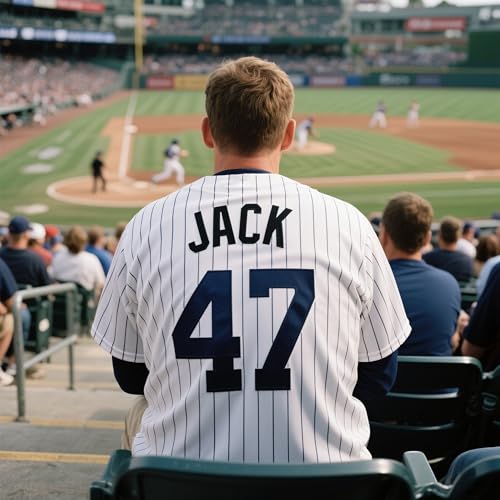 Image of Jersey with Geat Transfer Embroidery Numbers & Letters Set