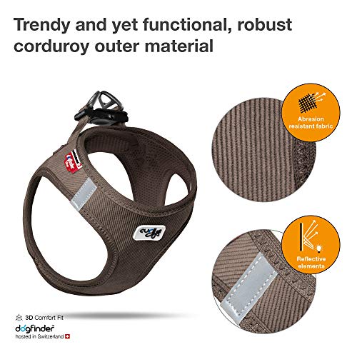 Vest Harness Cord Brown 2XS