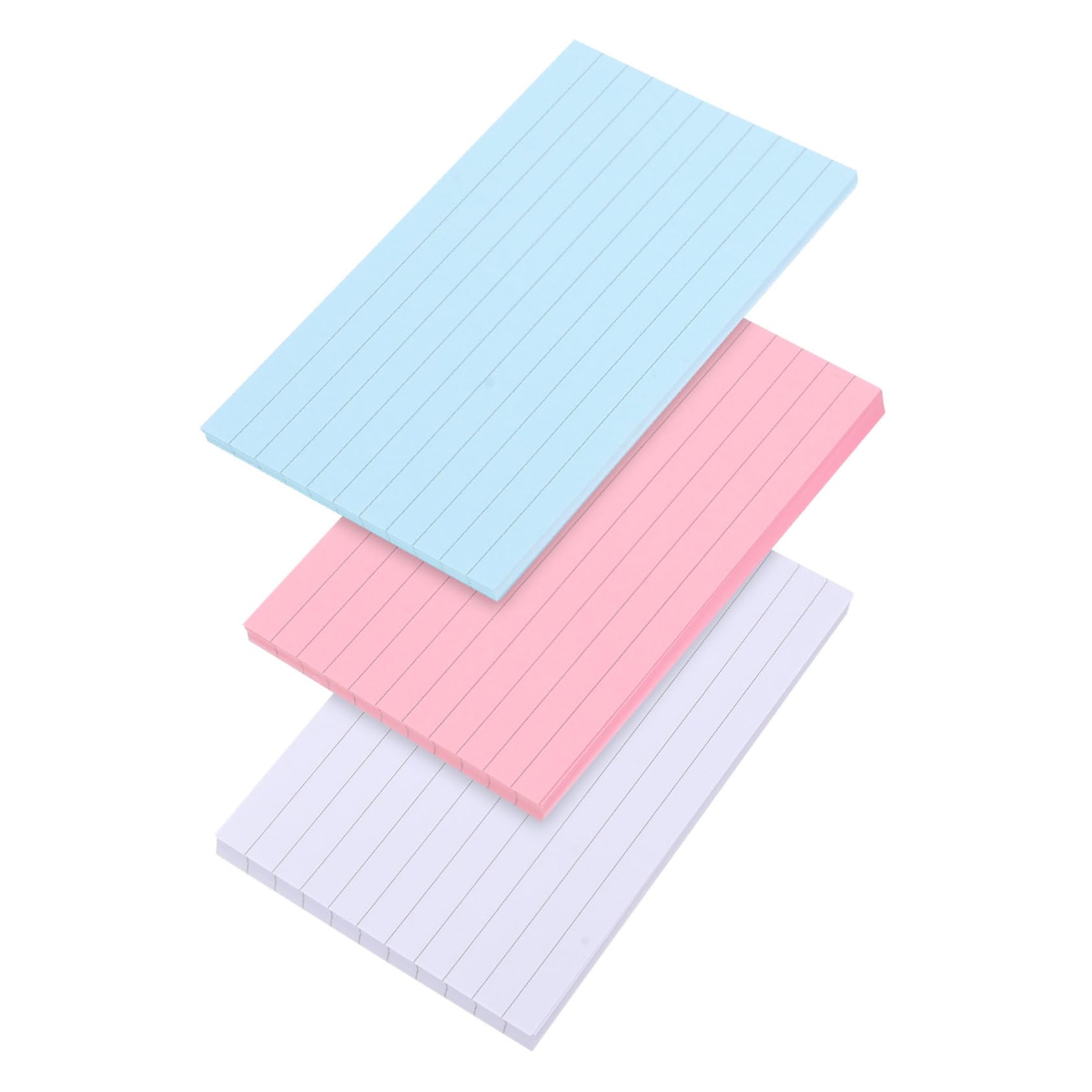 Veemoon Lined Memo Pads for Office and School Strong Adhesive Smooth Writing Convenient Note Taking and Organization for
