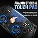 Mando para PS4, Inalámbrico Mando para Playstation 4/Pro/Slim/ PC Inalámbrico Controlador Wireless...