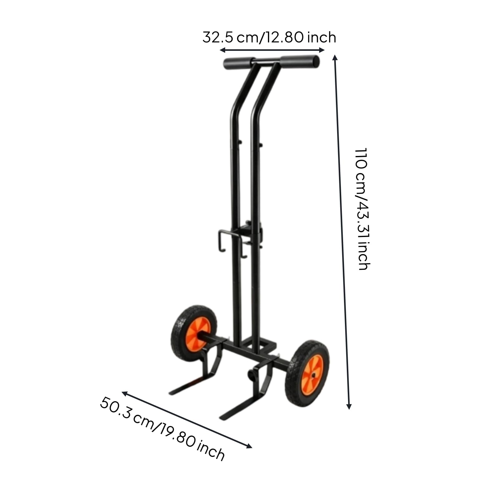 Carrello Portavasi con Maniglia a T