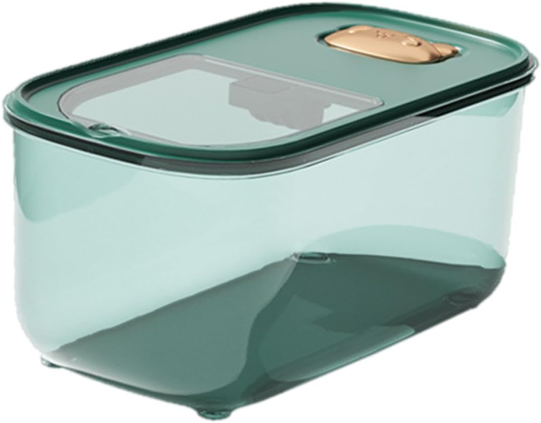 Airtight Thickened Plastic Rice Storage Bucket 10lb Sealed Grain Container Moisture-proof Food Storage Box for Kitchen Pantry