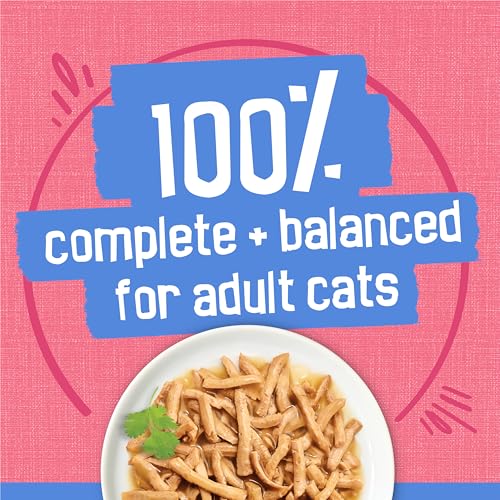 Friskies Shredded Wet Cat Food, Chicken & Salmon Dinner - 156 g Can (24 Pack) image 3