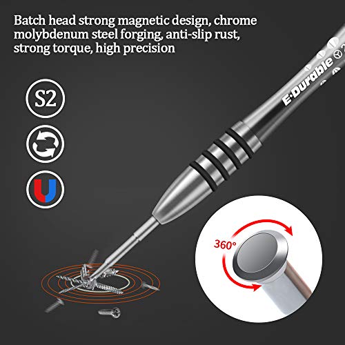 Screwdriver Set for Macbook E·Durable 10Pcs Phillips Pentalobe 5 T5 T6 Repair Tool Kit Fits for Macbook Pro/Air/Retina