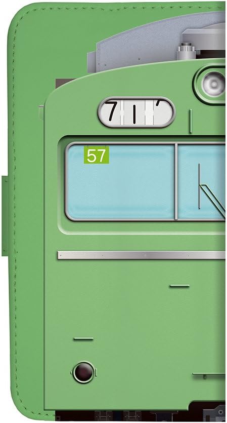 Daibi 103 Series Uguis ATC Car (Yamanote Line) Railway Smartphone Case No. 23 [Notebook Type] Android iPhone 12/11/X/Xs/XR, Licensed by JR East Japan tc-t-023-al Green