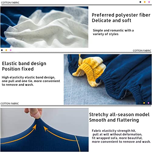 Ernzi Maple Leaves 3D Printed Sofa Cover,Leaves Stretch Sofa Slipcovers,Sofas And Benches Furniture Protector Cover,Polyester Non Slip Sofa Cover With Two Free Pillow Cases #TOP3