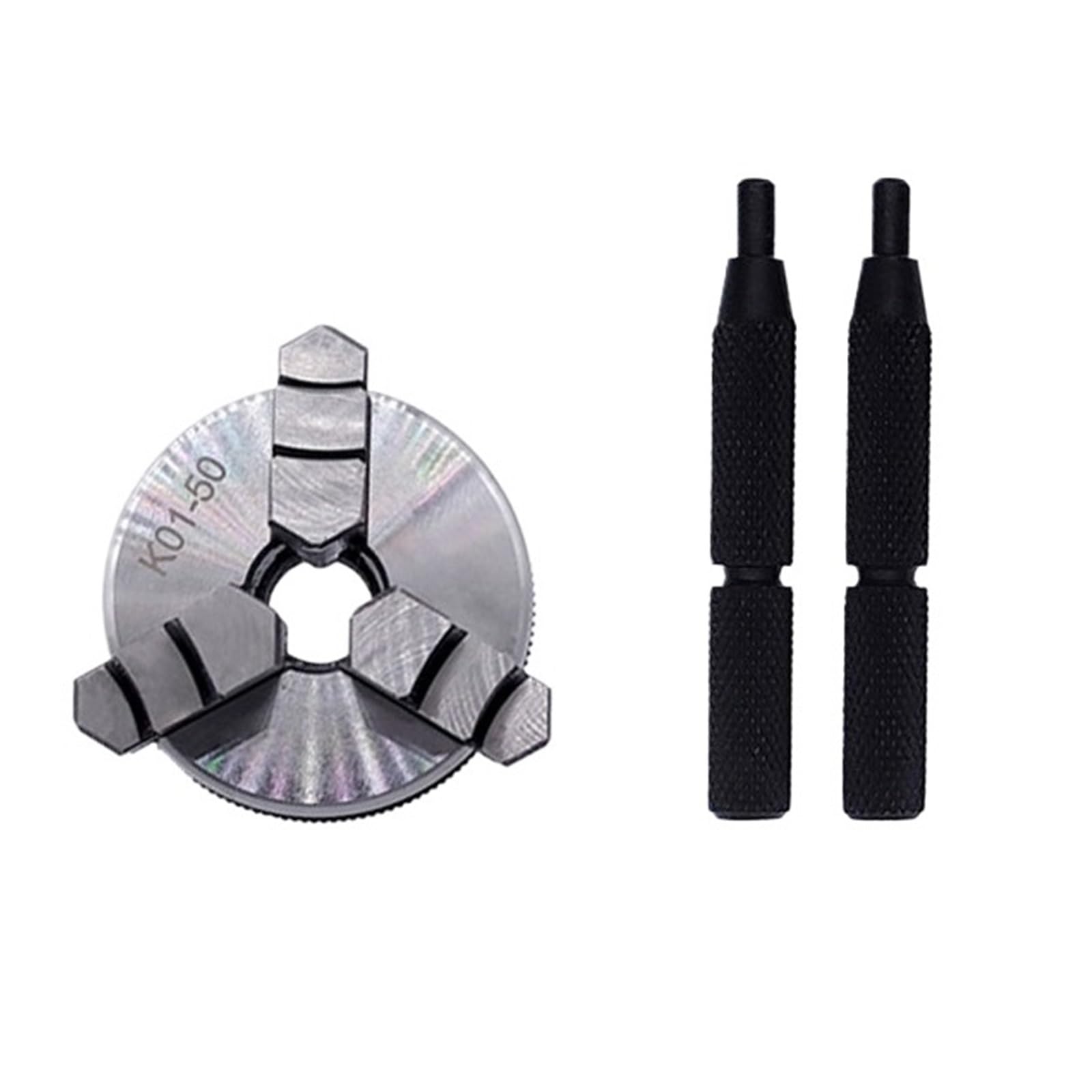 K01-50/63/80 Mini 3-Jaw Self-Centering Lathe Chuck Woodworking Hand Tool(K01-50)