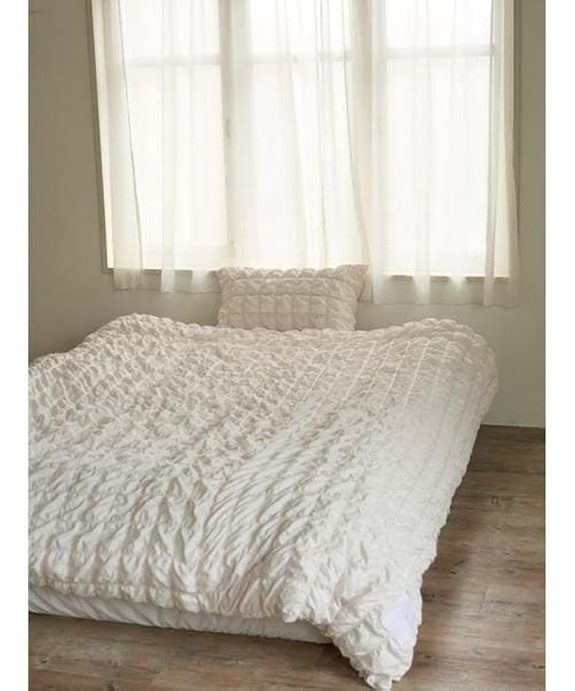 ジェラートピケ sleep ポコポコギャザー 寝具３点セット　シングル　グレー gelato pique Sleep（ジェラートピケスリープ）の「【Sleep