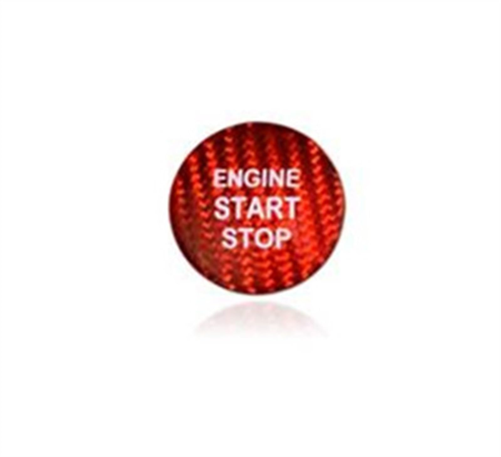 Car Engine Start Button Sticker for Lexus IS250 IS200 IS300 ES350 ES300 GS300 NX RX300 RX330 RX350 LX470 LX570 Anti-dust(Rosso)