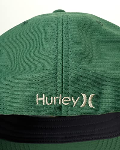 Image of Hurley Men's Caps - H2O Dri Fit Cutback Curved Bill Baseball Hats for Men (S-XL), Size Large-X-Large, Treeline