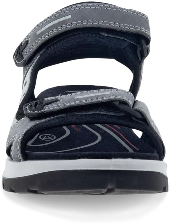 Ecco Women's Yucatan W Sandal 37 EU Grey Titanium