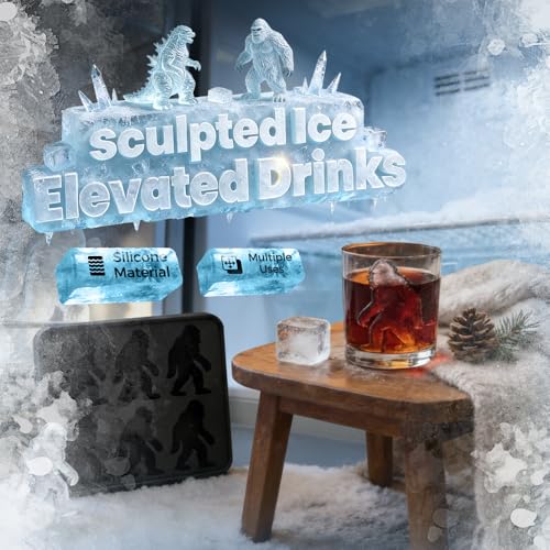 Molde de Hielo Bigfoot de Silicona, 6 Cavidades miniatura 2