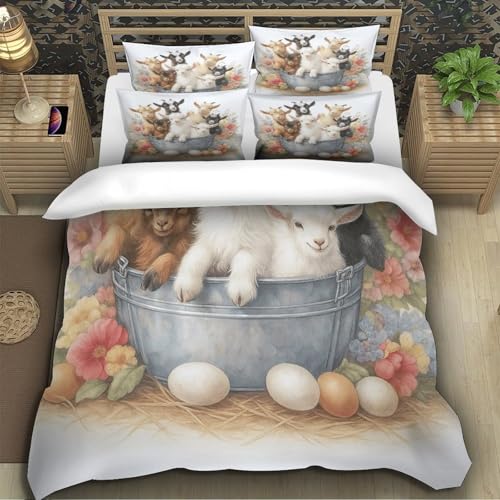 Housse de couette 3D en microfibre premium ultra douce effet peluche - 5