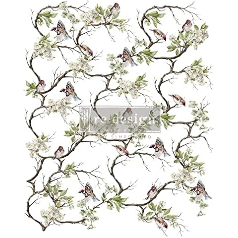 Redesign Décor Transfers® Blossom Flight24 x35,Wall Decals DIY Wallpaper Wall Stickers Murals Decor Furniture Decoration Cover
