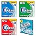 Price comparison product image Extra Sugar Free Chewing Gum Wrigley 4 Pack Selection Bundle 3 x 9 Pieces of Peppermint, Spearmint, Cool Breeze & Strawberry Flavours