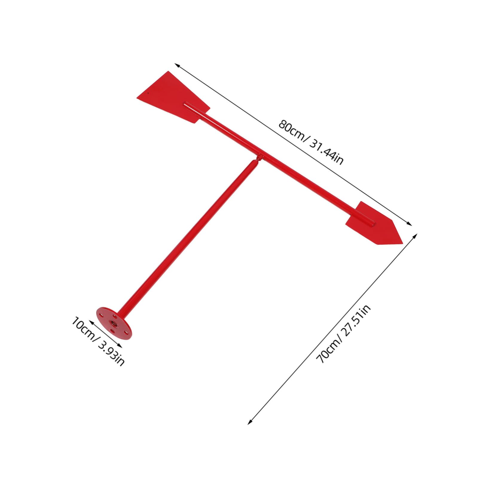 OFFSCH Reflective Wind Indicator Durable Roof Top Decoration for Gardens and Patios Night Visibility Wind Direction Indicator Easy Setup with Wind Sock