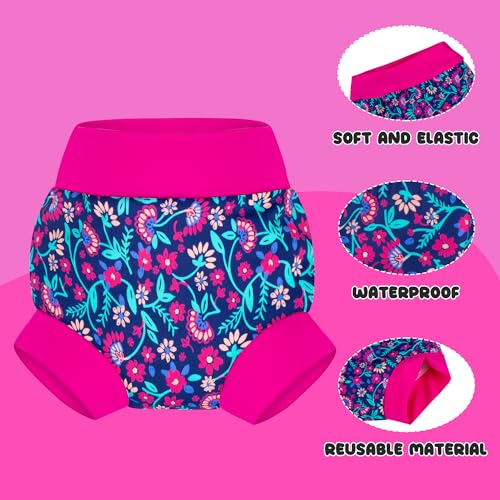 Image of BIG ELEPHANT Baby Swim Diapers 3-Pack, Reusable Swimming Diapers