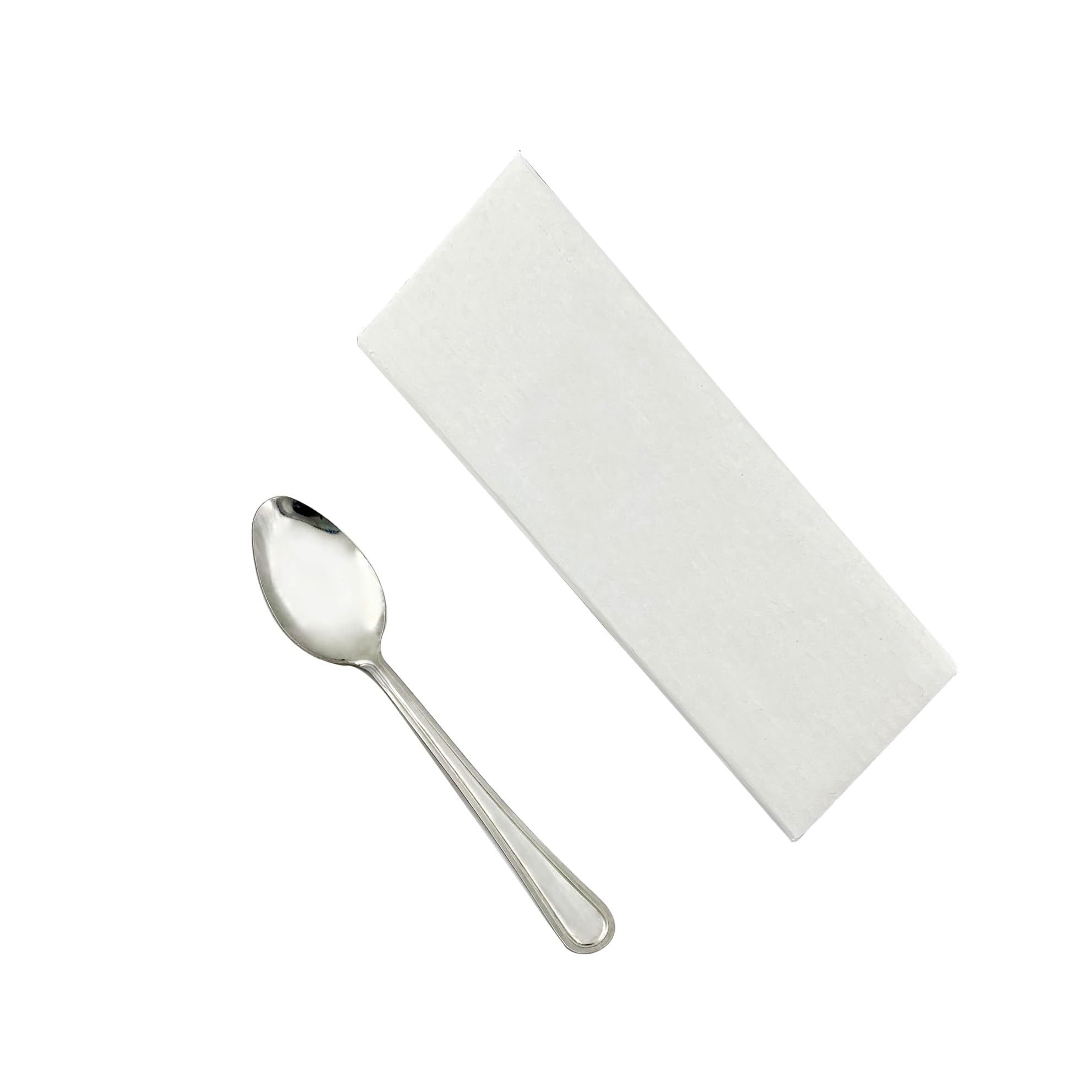 Cuillères 13,5 cm argenté inox pour éviter le manque de couverts lors de vos grands événements