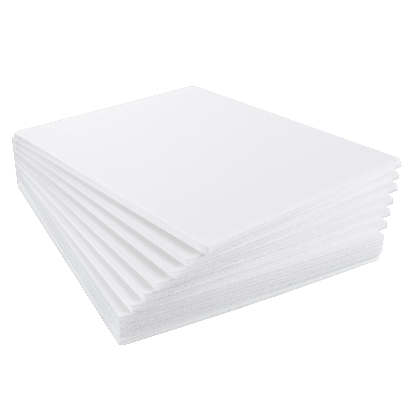 ASelected 10 Pack 255 X 200Mm Foam Board, 5Mm Thick Polystyrene Foam Sheet for Model Making, Mounting Photos, Presentations, Arts and Crafts Projects (White)