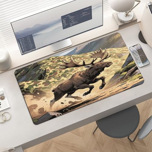 Hunting Camo Deer Desk Mat Large Rubber Mouse Pad miniatura 6
