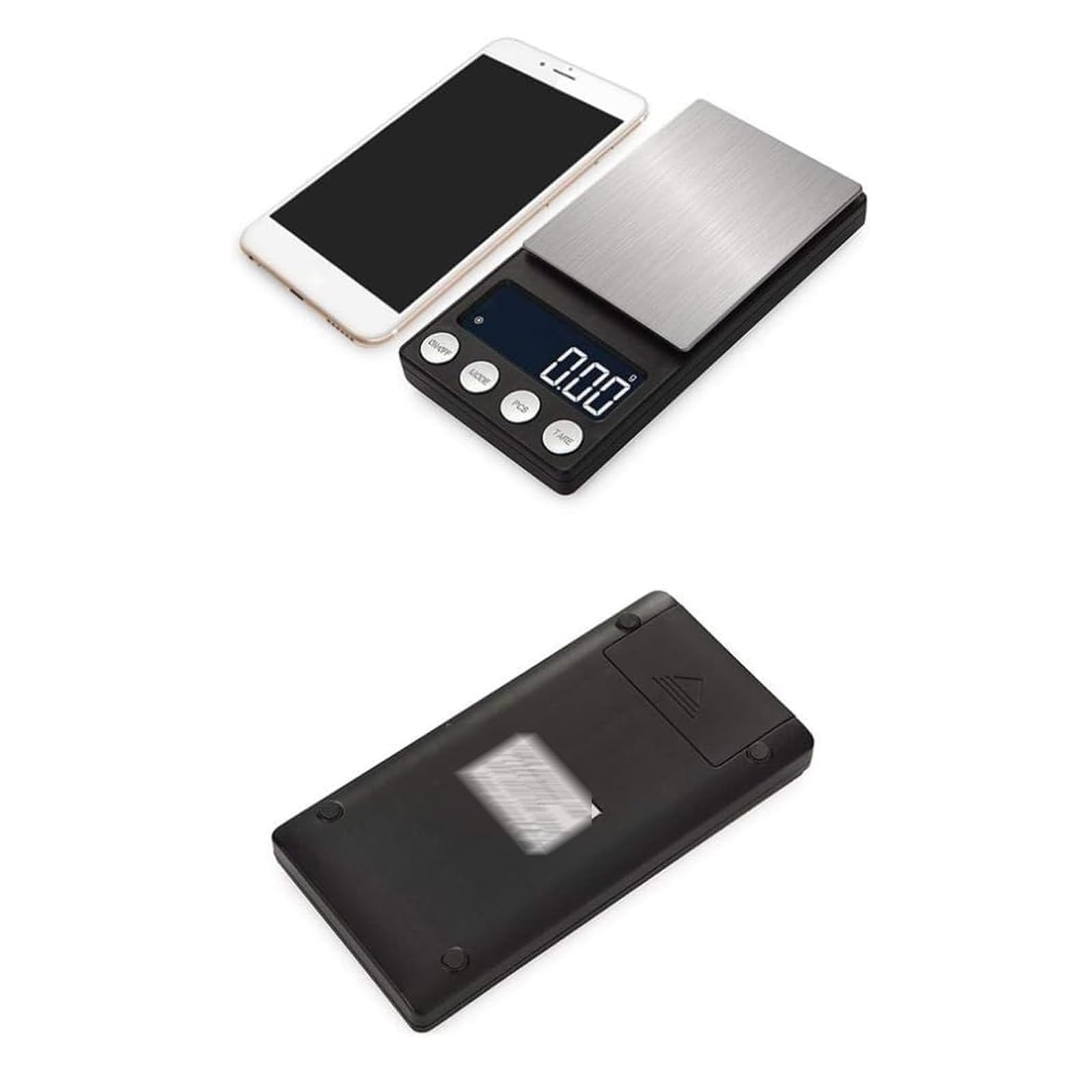 pour la Cuisine et Les Bijoux Balance numérique Balance numérique de Poche pour Bijoux Batterie Fournit Une Balance électronique LED Plate Portable avec Plat(Noir-100g/0.01g