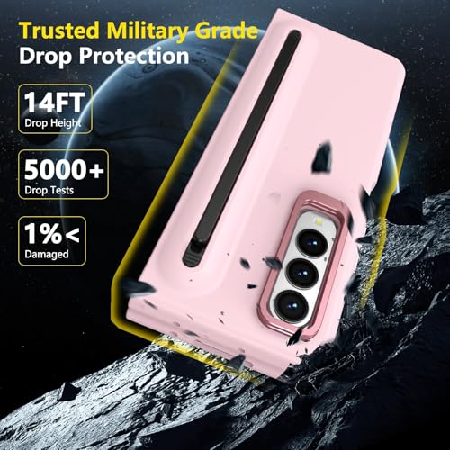Samsung Galaxy Z Fold 3 Case with Built-in New Compact S Pen Slot - 2
