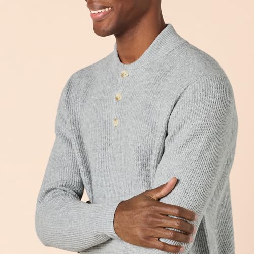 Amazon Essentials Men's Long-Sleeve Soft Touch Henley Sweater4