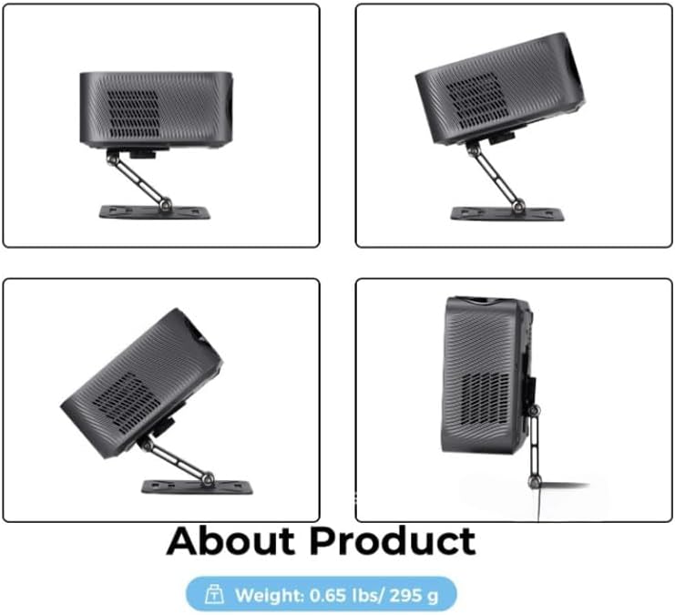 Portable Folding Projection Stand Suitable for Mounting Tabletop Wall or Ceiling 3 in 1 Multi functional image 3