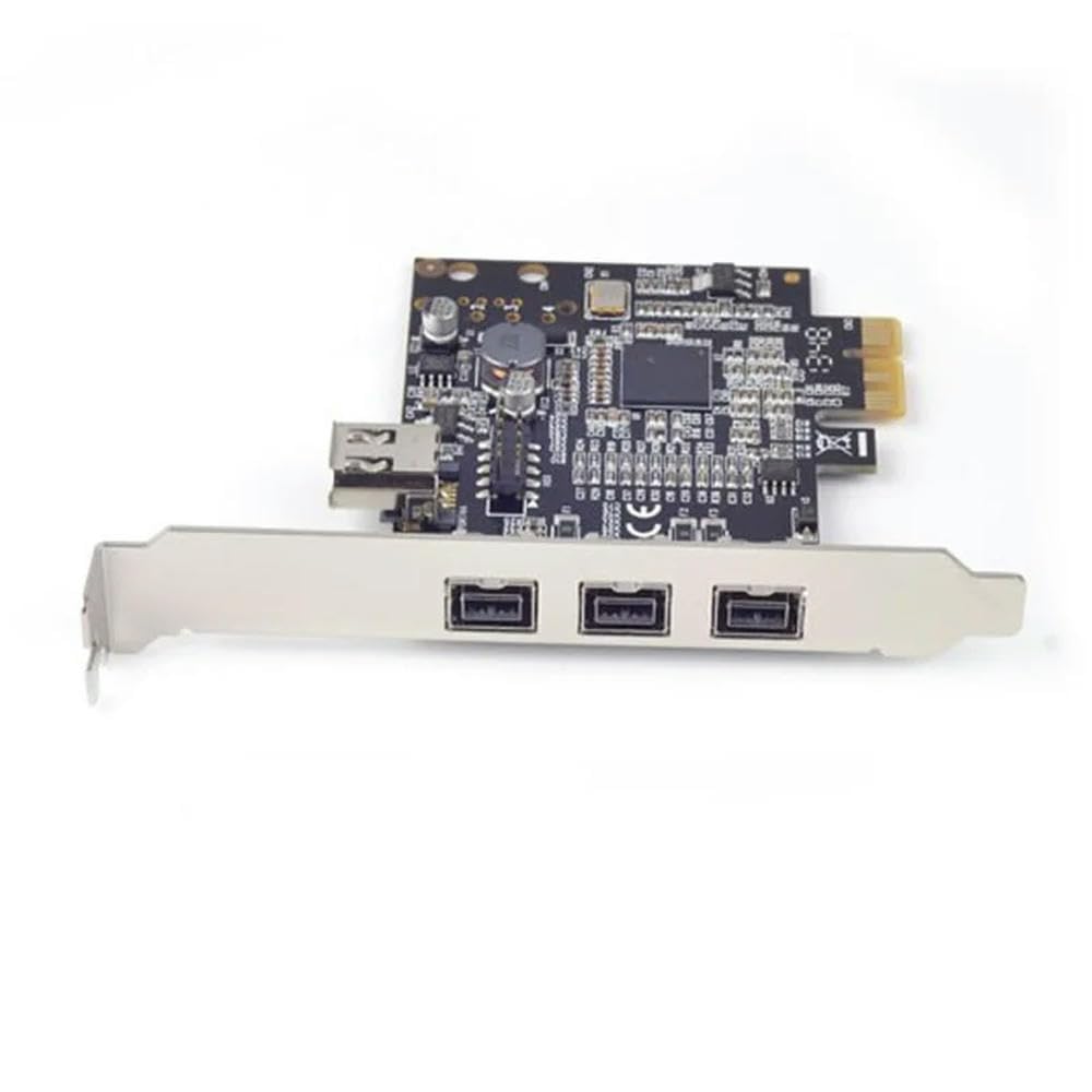 for 1PC PCIE Combo 3X 1394b + 1x 1394a Firewire Ports PCI-Express Controller Card 1394 Card TI Chipset XI02213 8 7 OS