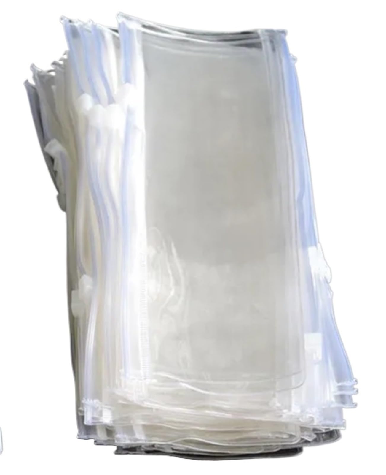 Lot de 200 sacs d'emballage longs en plastique PVC transparent pour bijoux, colliers, bracelets et montres - Anti-poussière et oxydation (A)