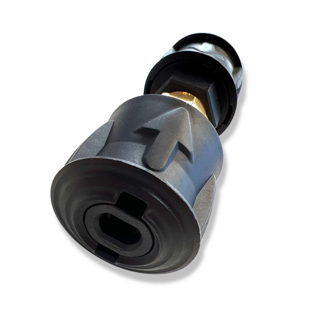 2 chiusure rapide per pistola e idropulitrice per Kärcher Quick Connect con adattatore M22 AG a doppia faccia