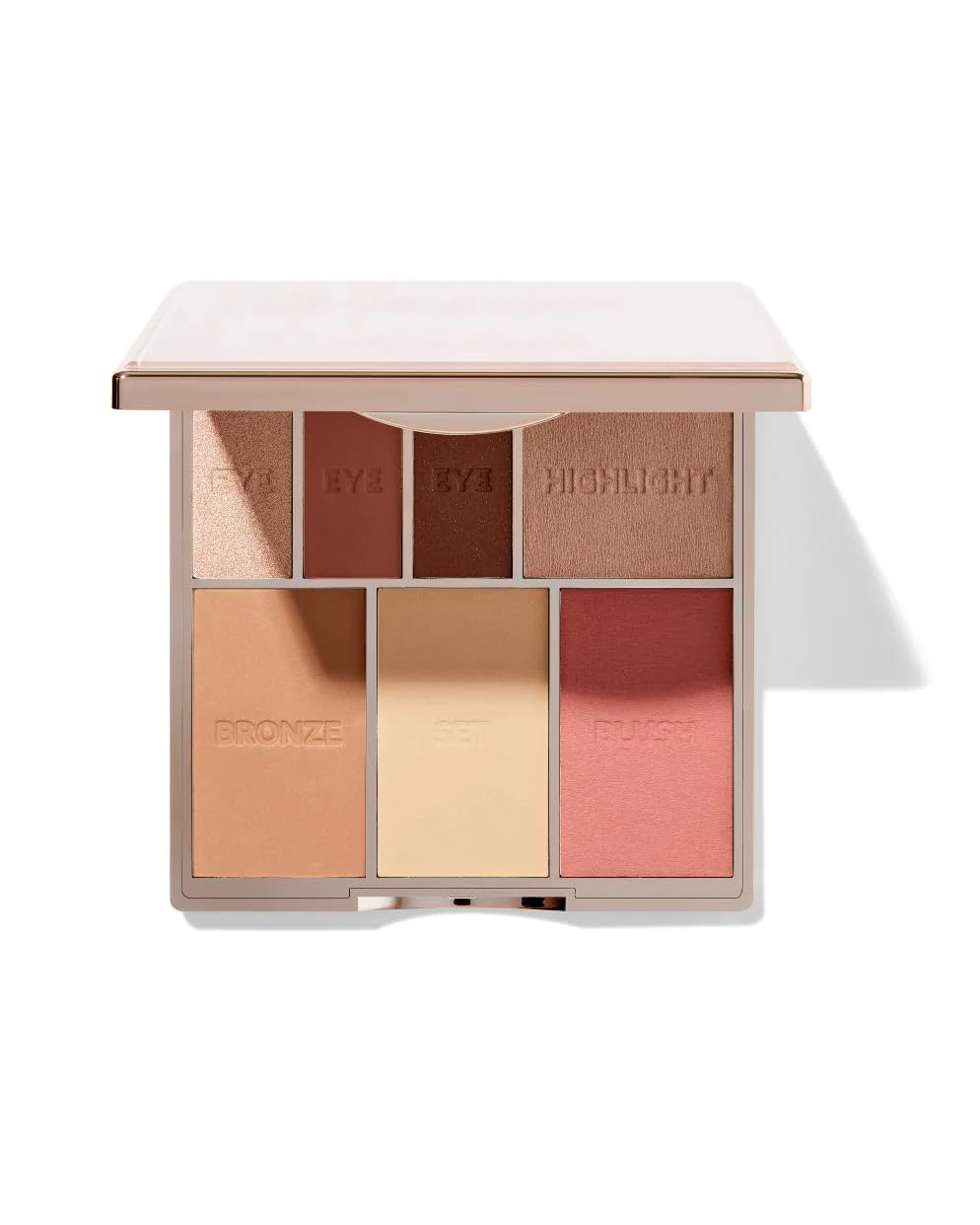 Bare Basics Face & Eye Palette from Sculpted by Aimee (Sunbeam 01), Travel-Friendly, Nude Look Eyeshadow, Highlight, Bronzer