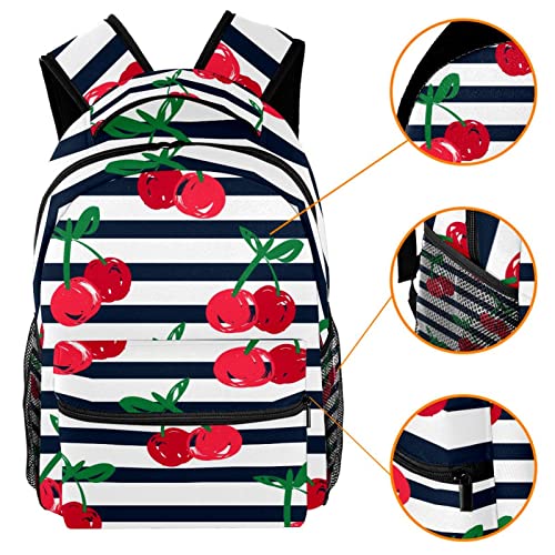 Sac à dos de voyage avec porte-bouteille universitaire rouge