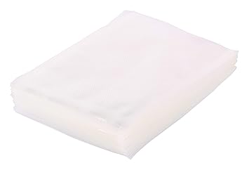 HARIKRUPEX Vacuum Bags/Pouches Food Grade, BPA Free Microwaveable, 90 Micron Thickness (17x25 cm) (50)